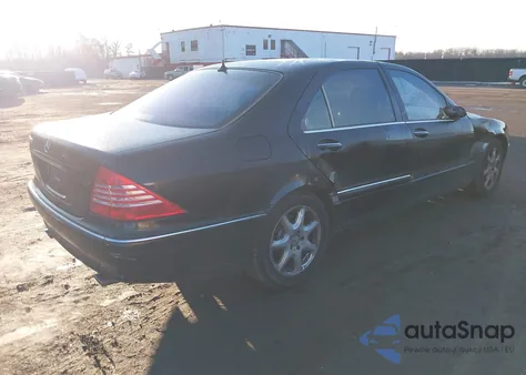 2003 Mercedes-Benz S 430 z USA, uszkodzony, nr VIN WDBNG70J13A380899